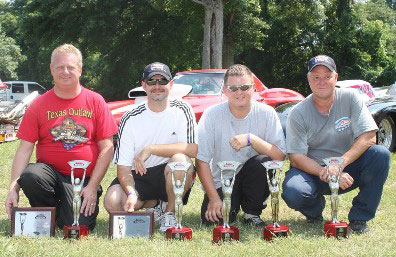 Shannon Brinkley, Chris LeBlanc, Travis Salter, and Dwight Pyle